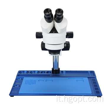 Microscopio binoculare stereo zoom HWF10x/22 mm